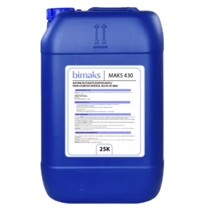 MAKS 430: ANTIINCRUSTANTE PARA MEMBRANAS DE ÓSMOSIS EN AGUA DE MAS Y ALTA SALINIDAD.